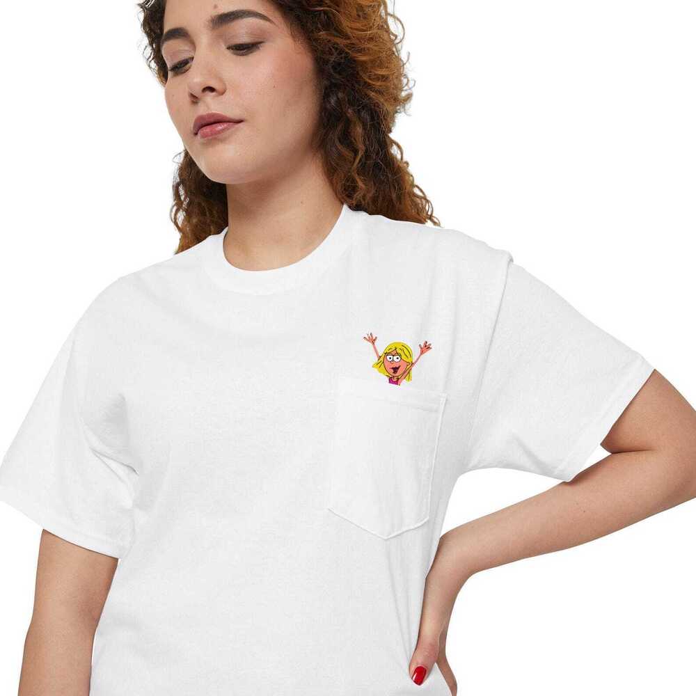 Lizzie McGuire Cartoon Girl Pocket Tee
